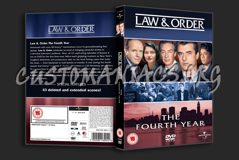 Law & order Season 4 dvd cover