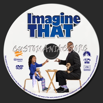 Imagine That dvd label