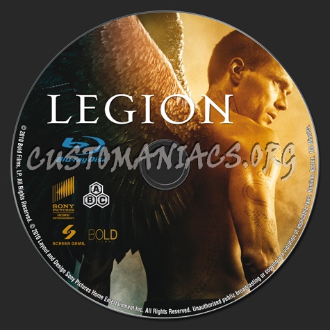 Legion blu-ray label