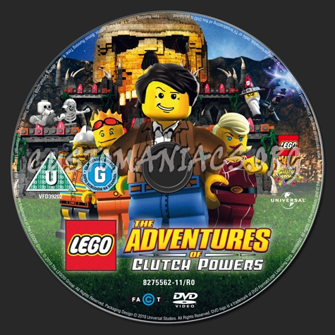 Lego The Adventures of Clutch Powers dvd label