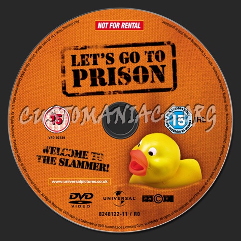 Let's Go to Prison dvd label