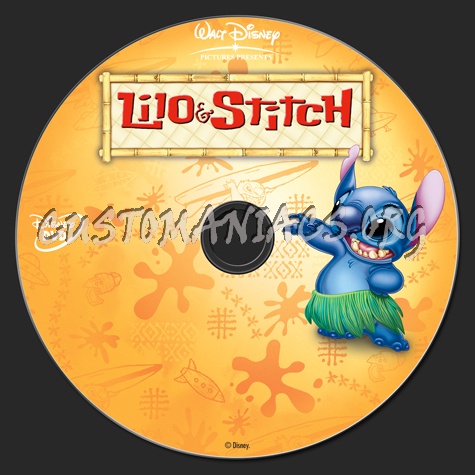 Lilo & Stitch dvd label