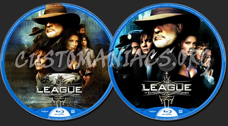 The League of Extraordinary Gentlemen blu-ray label