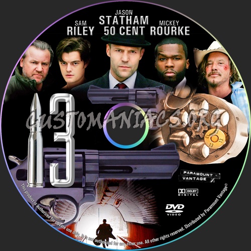 13 dvd label