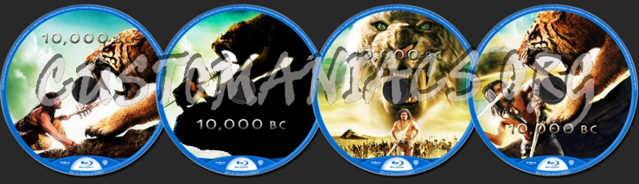 10,000 Bc blu-ray label