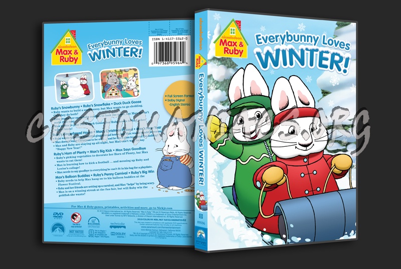 Max & Ruby Everybunny Loves Winter! dvd cover