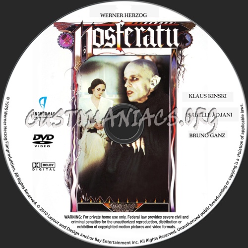 Nosferatu dvd label