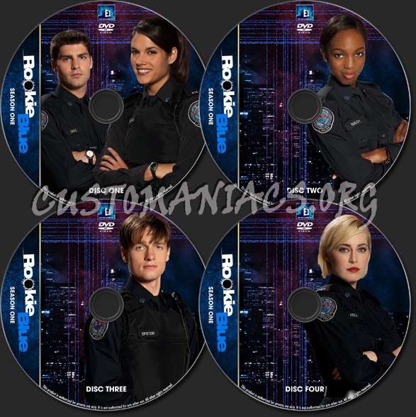 Rookie Blue - TV Collection dvd label