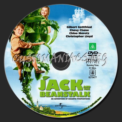 Jack And The Beanstalk dvd label