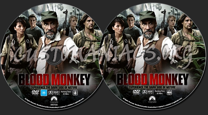 Blood Monkey dvd label