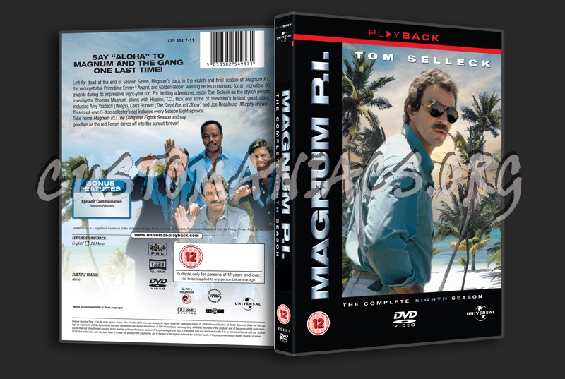 Magnum P.I. Season 8 dvd cover - DVD Covers & Labels by Customaniacs ...