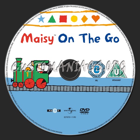 Maisy on the Go dvd label