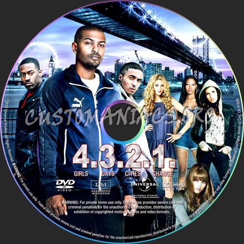 4.3.2.1 (4321) dvd label