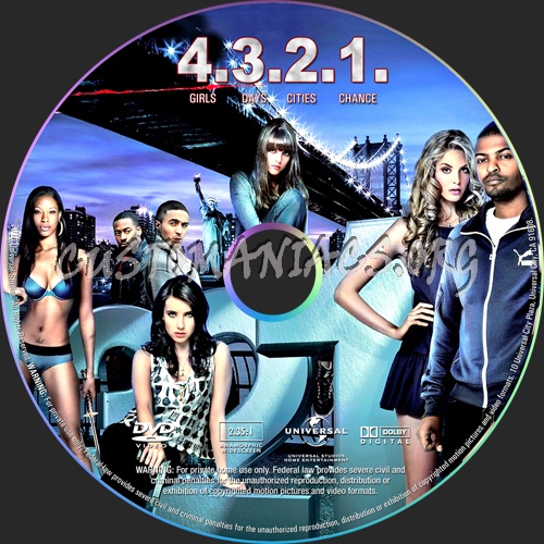 4.3.2.1 (4321) dvd label