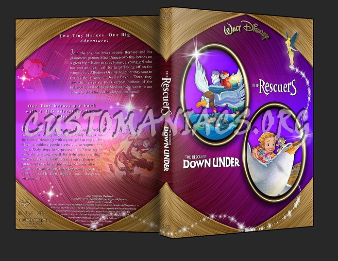 The Rescuers dvd cover