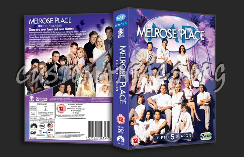 Melrose Place Season 5 dvd cover