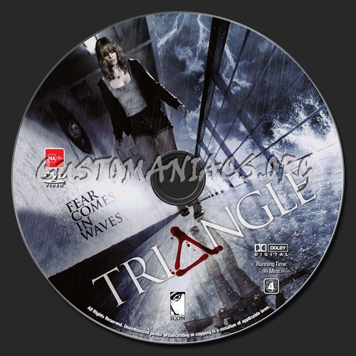 Triangle dvd label