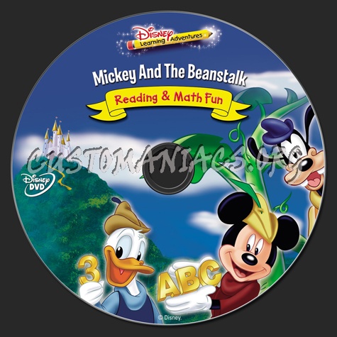 Mickey and the Beanstalk: Reading & Math Fun dvd label