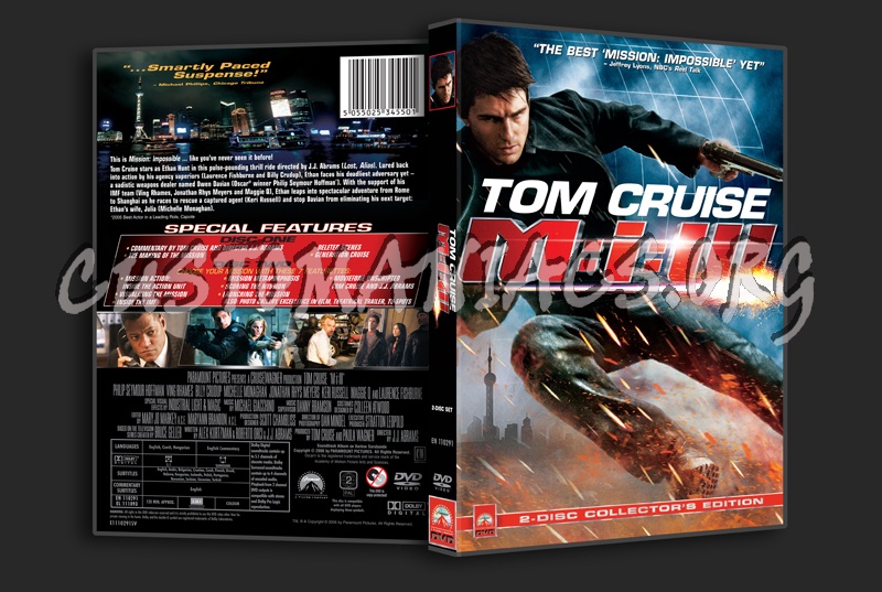 Mission Impossible 3 dvd cover