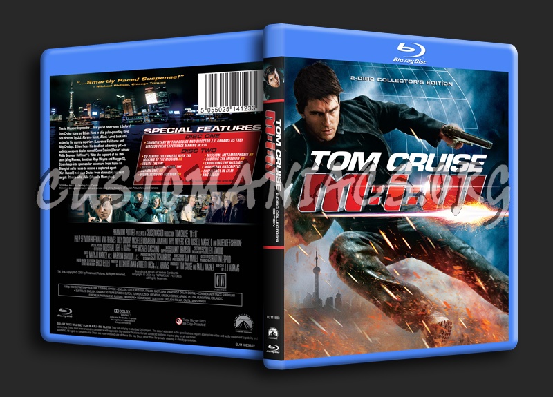 Mission Impossible 3 blu-ray cover