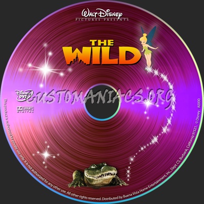 The Wild dvd label