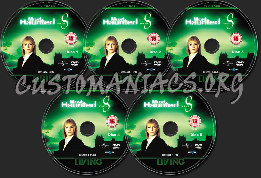 Most Haunted Series 8 dvd label