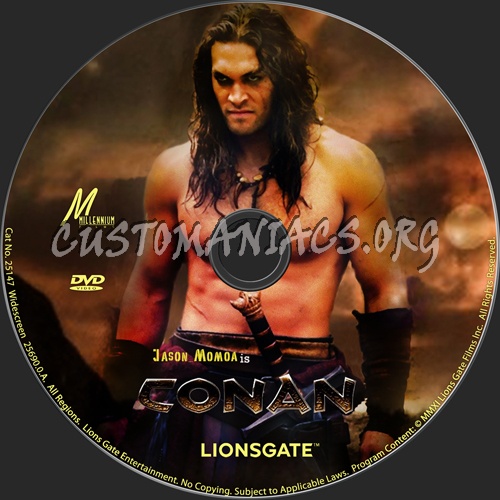 Conan dvd label