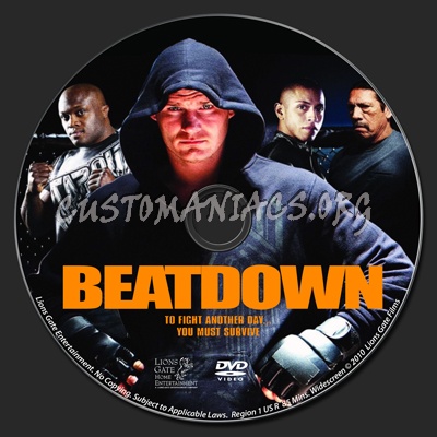 Beatdown dvd label