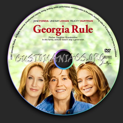 Georgia Rule dvd label