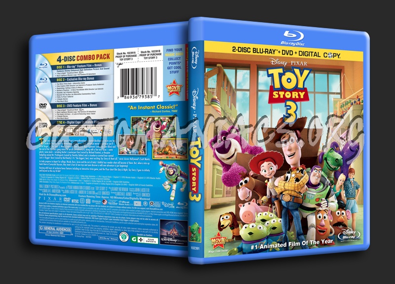 Toy Story 3 (Blu-ray + DVD + Digital Copy) 