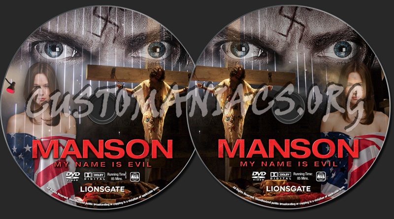 Manson: My Name Is Evil dvd label