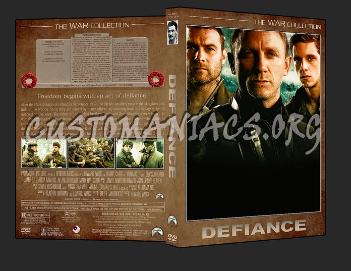 War Collection Defiance dvd cover