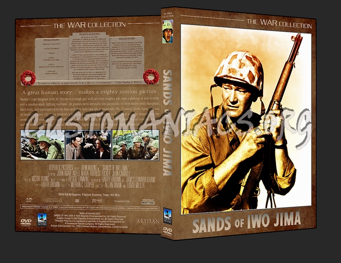 War Collection Sands Of Iwo Jima dvd cover