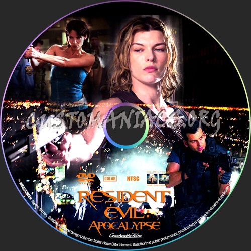 Resident Evil 1-3 dvd label