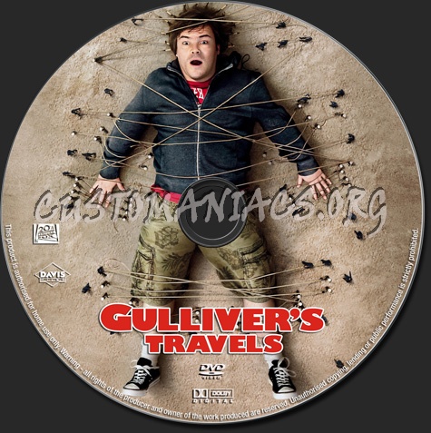 Gulliver's Travels dvd label