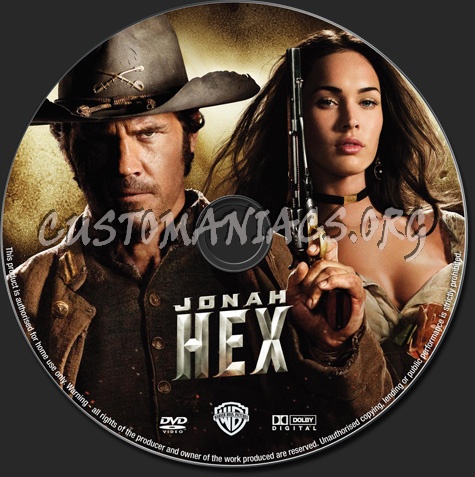 Jonah Hex dvd label