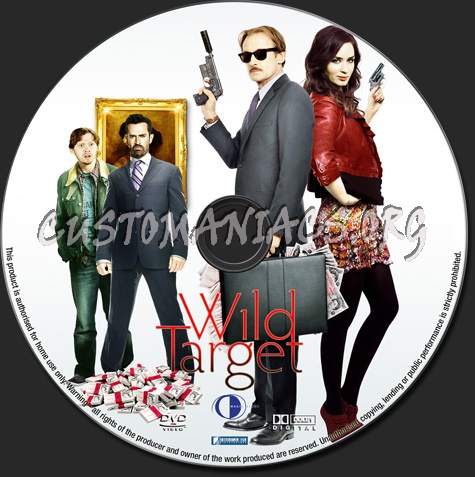 Wild Target dvd label