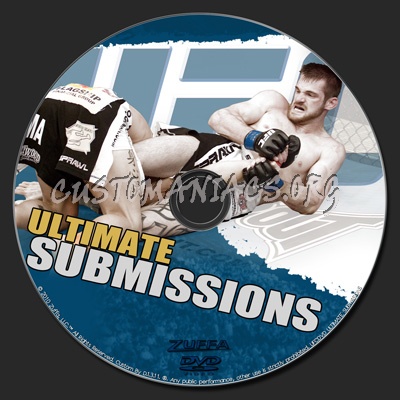 UFC Ultimate Submissions 2010 dvd label