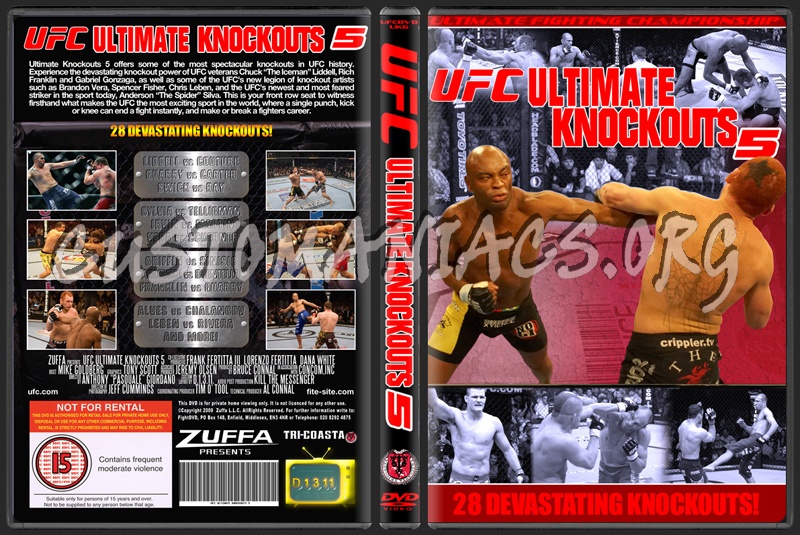 UFC Ultimate Knockouts 5 dvd cover