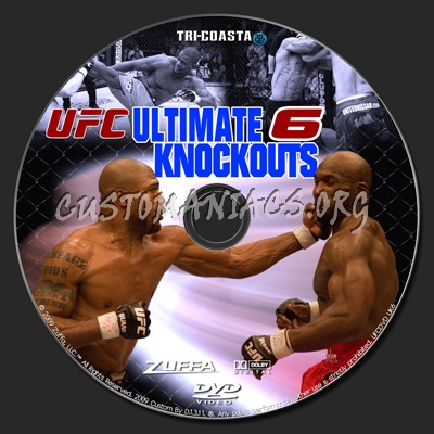 UFC Ultimate Knockouts 6 dvd label