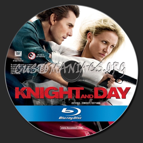 Knight and Day blu-ray label