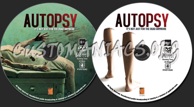 Autopsy dvd label