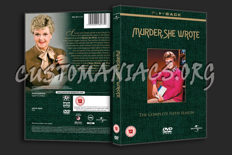 Murder, She Wrote Season 5 dvd cover