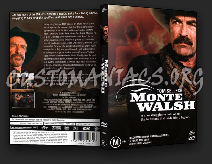 Monte Walsh dvd cover