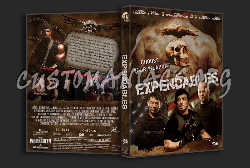 The Expendables dvd cover