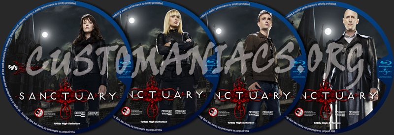 Sanctuary - Season 1 dvd label