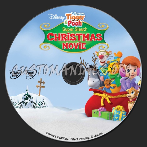 My Friends Tigger Pooh Super Sleuth Christmas Movie dvd label