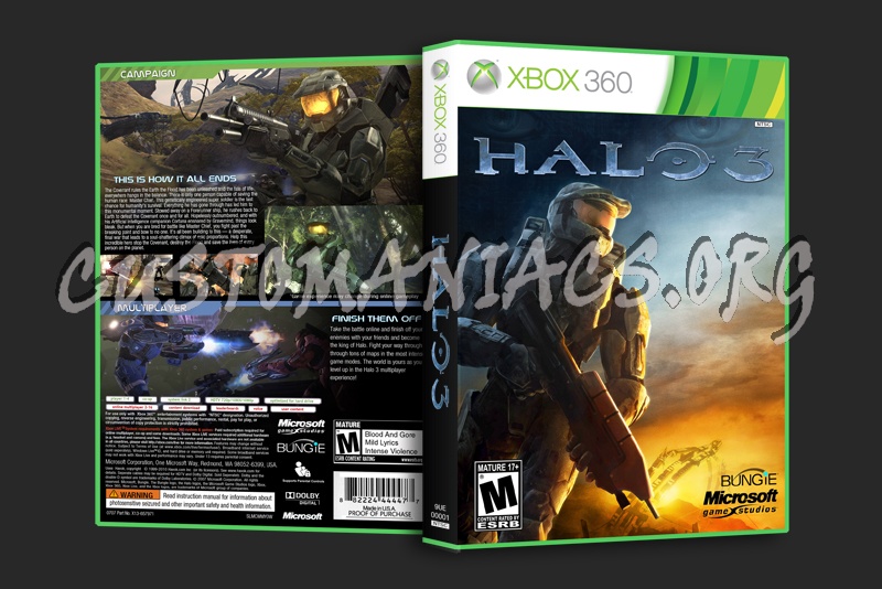 Halo 3 dvd cover