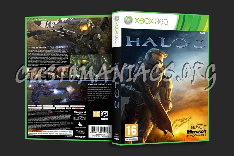 Halo 3 dvd cover