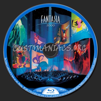 Fantasia 2000 blu-ray label